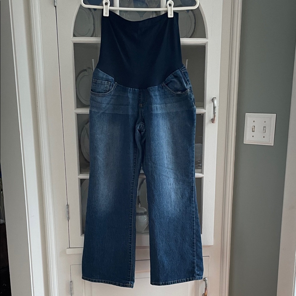 Indigo Blue Denim Maternity Jeans